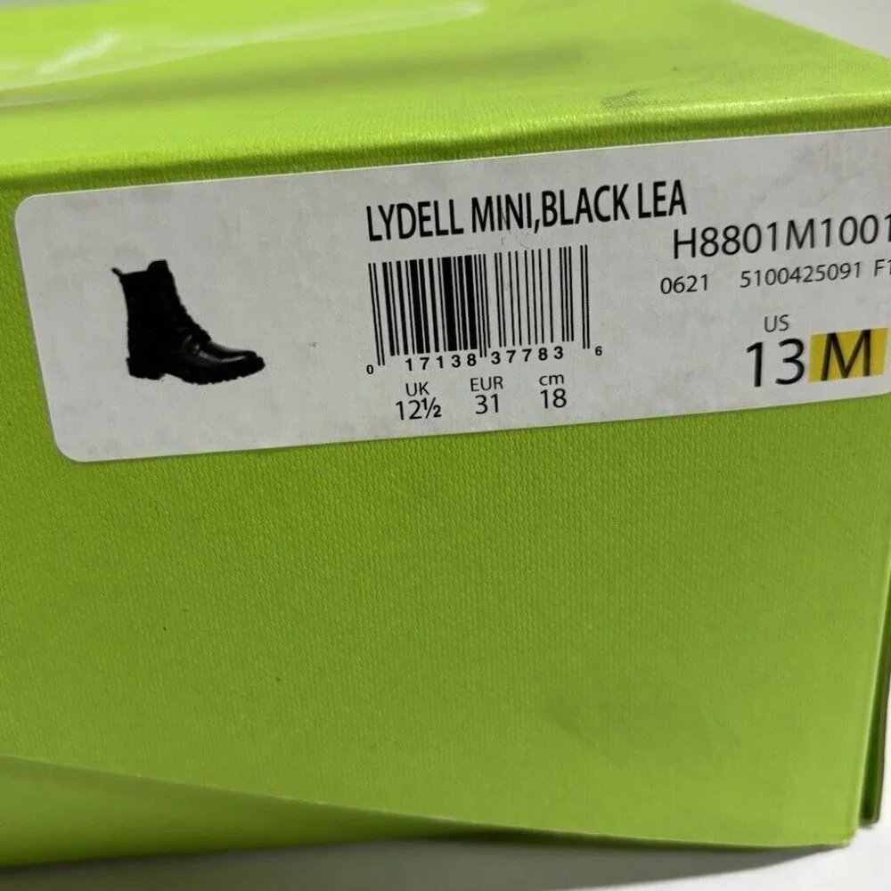 Sam Edelman Kids’ Lydell Combat Boots Black, Girls’ Size 13 M